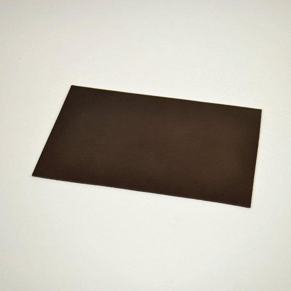 Leather dark brown, 2 mm thick